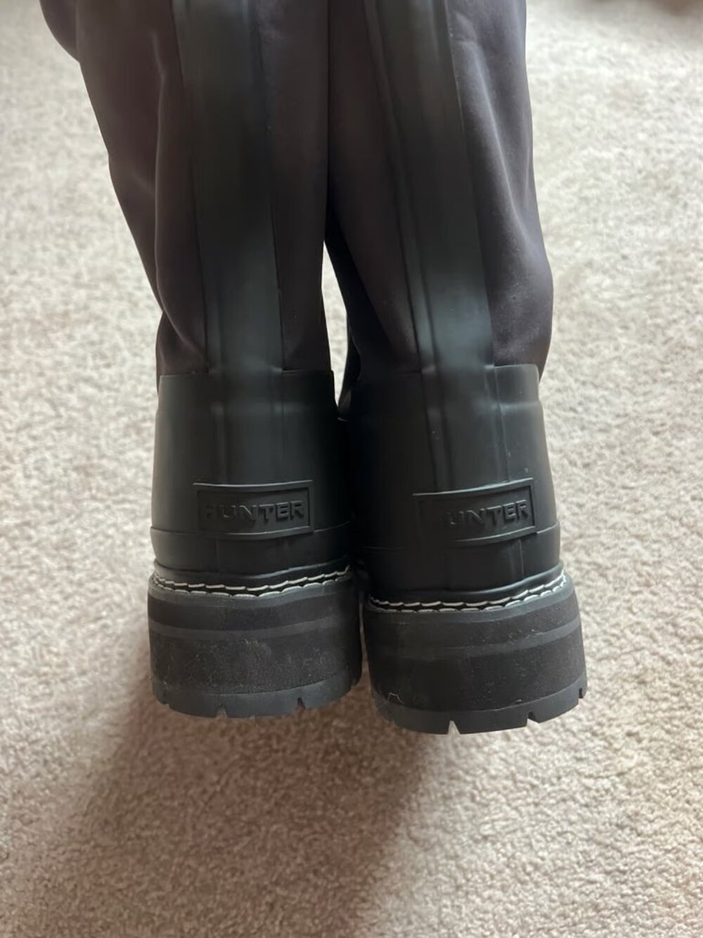 NWOT Hunter Refined Stitch Sherpa Boot Size Women’s 9 - Picture 5 of 5